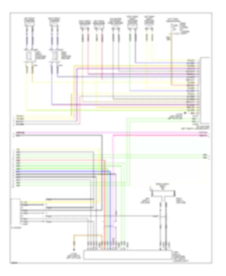 Navigation Wiring Diagram (2 of 3) for BMW 650i 2010
