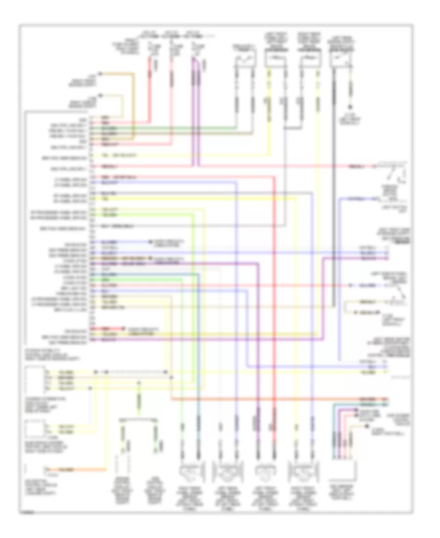 Anti lock Brakes Wiring Diagram for BMW 760Li 2008