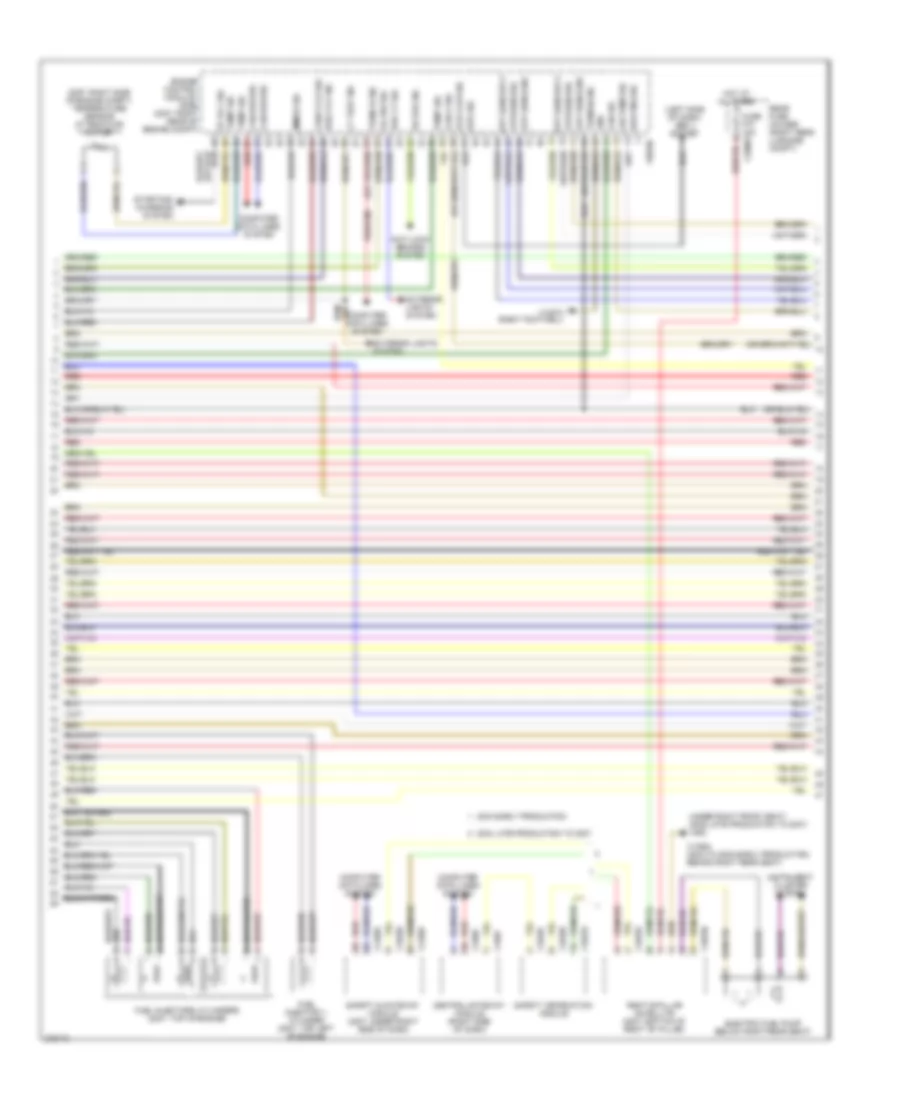 6.0L, Engine Performance Wiring Diagram (4 of 10) for BMW 760Li 2008