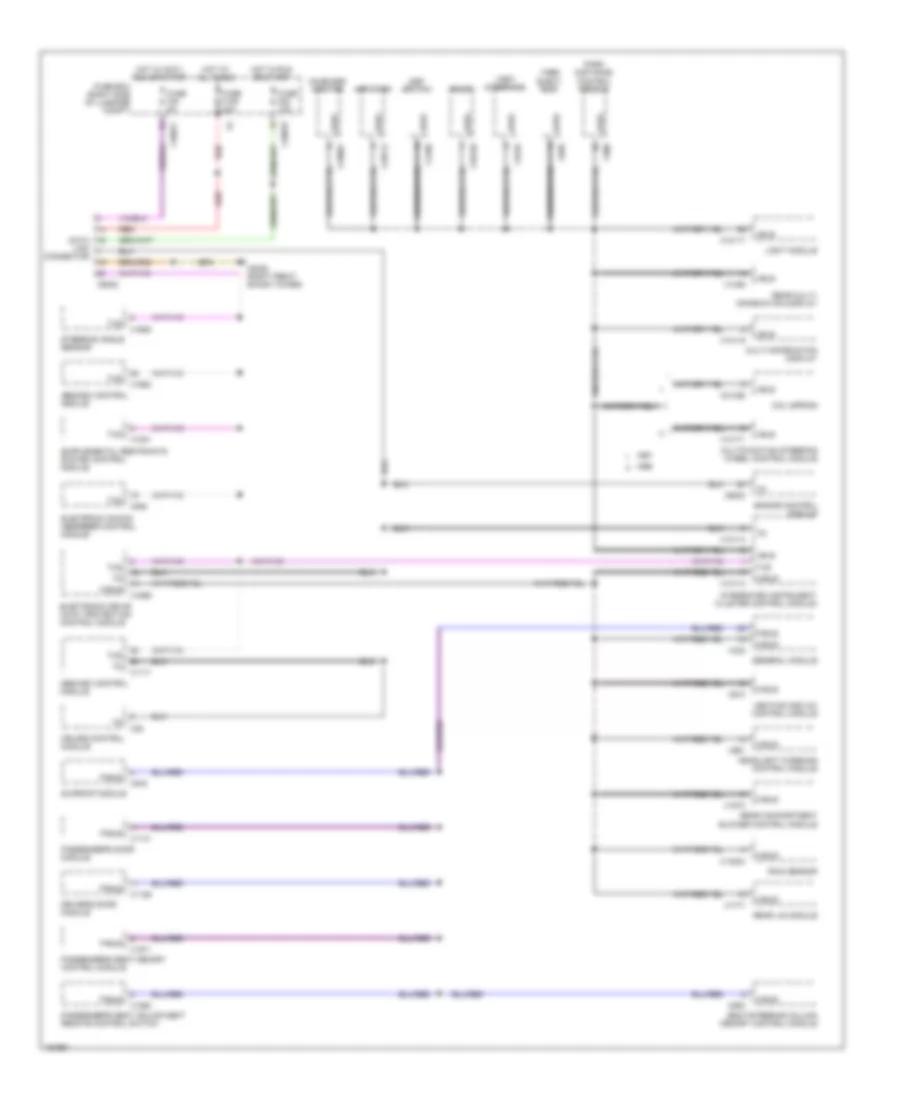 Data Bus Wiring Diagram for BMW 740iL 1996