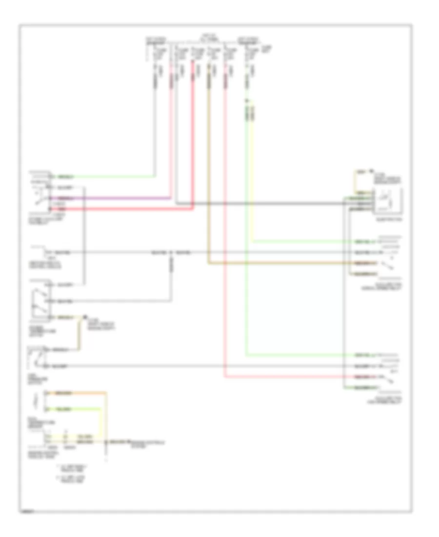 Cooling Fan Wiring Diagram for BMW 740iL 1996