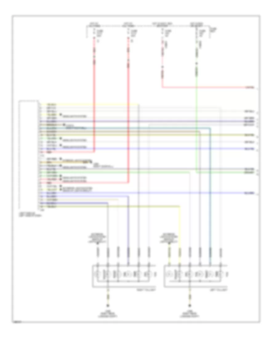 Exterior Lamps Wiring Diagram (1 of 3) for BMW 740iL 1996