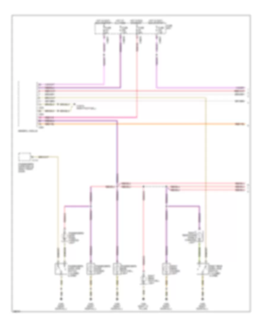 Courtesy Lamps Wiring Diagram 1 of 3 for BMW 740iL 1996