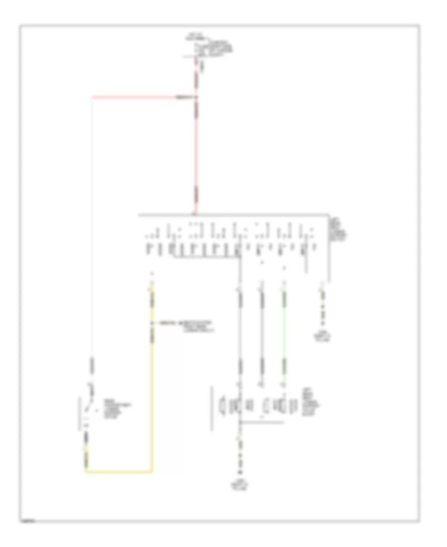 Left Rear Lumbar Wiring Diagram for BMW 740iL 1996