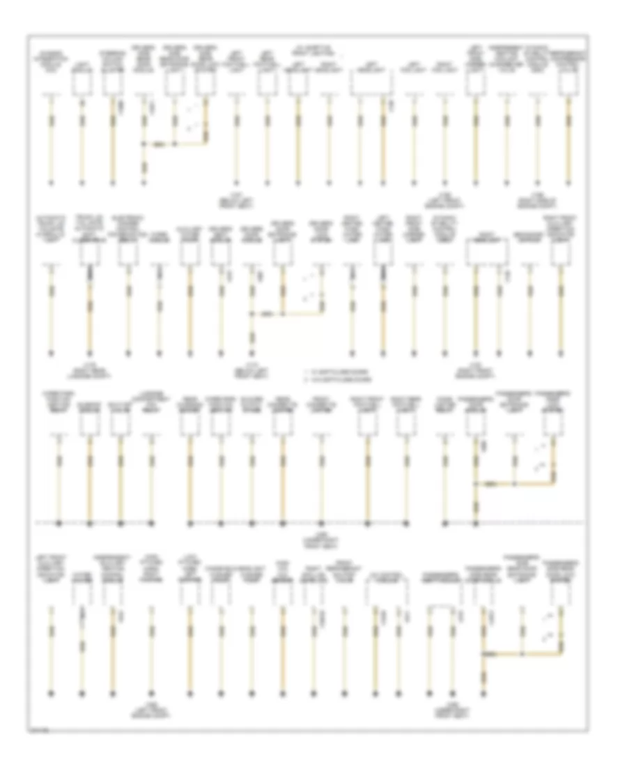Ground Distribution Wiring Diagram Late Production 1 of 3 for BMW 745i 2005