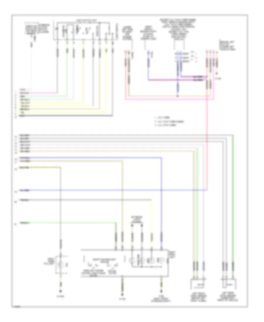 Adaptive Front Lighting Wiring Diagram (2 of 2) for BMW X5 35i Sport Activity 2013