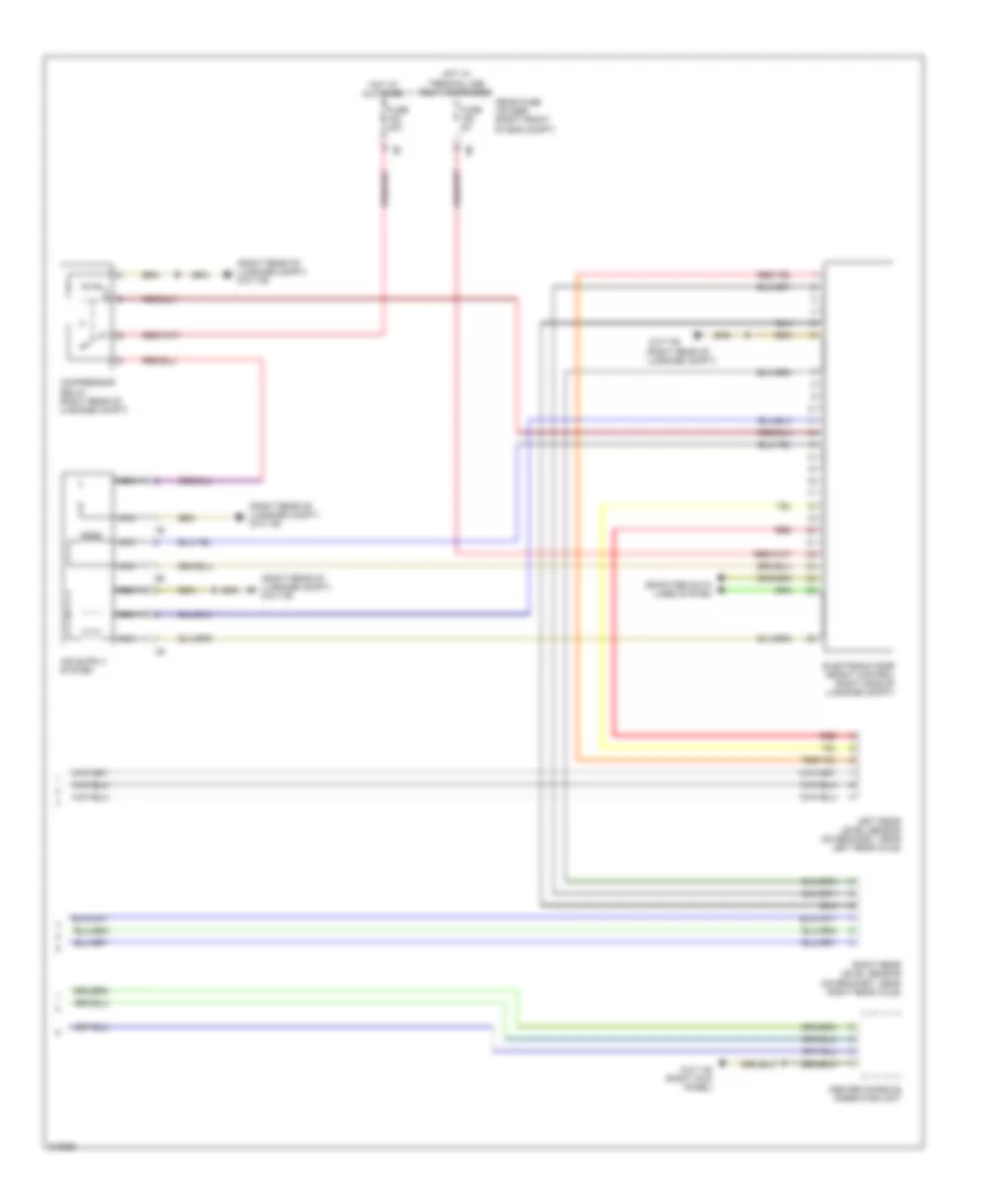 Air Suspension Wiring Diagram 2 of 2 for BMW 750i 2010
