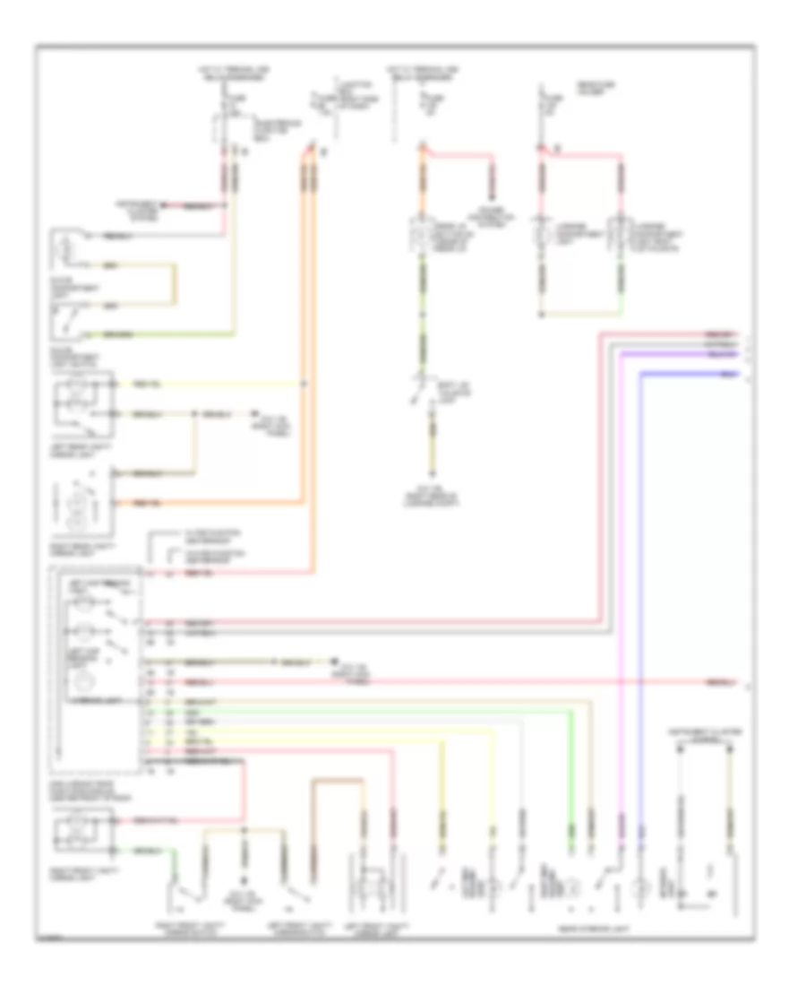 Courtesy Lamps Wiring Diagram 1 of 2 for BMW 750i 2010