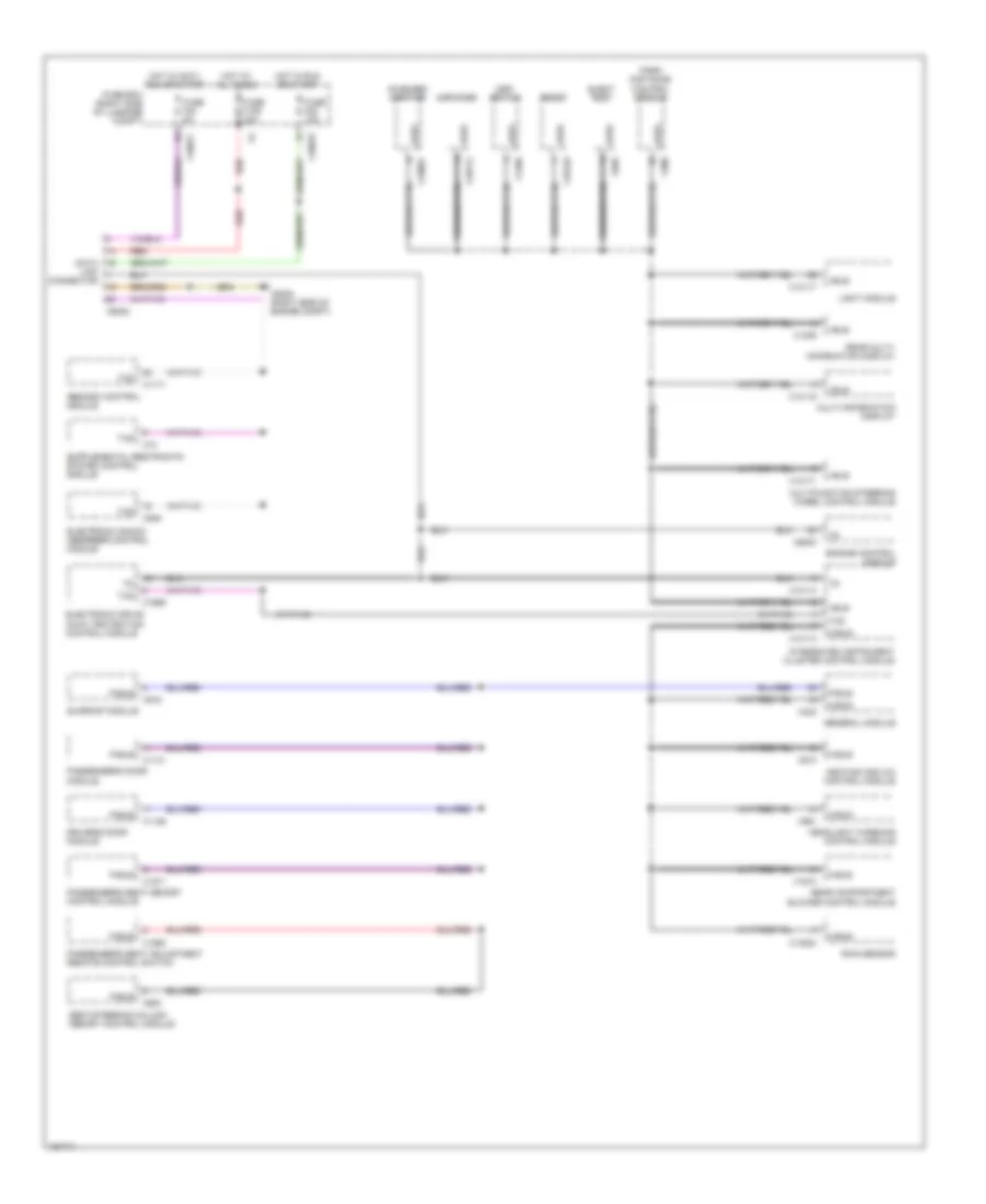 Data Bus Wiring Diagram for BMW 750iL 1996