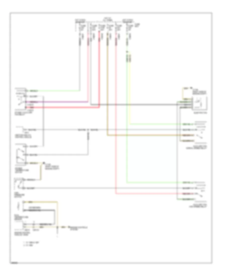 Cooling Fan Wiring Diagram for BMW 750iL 1996