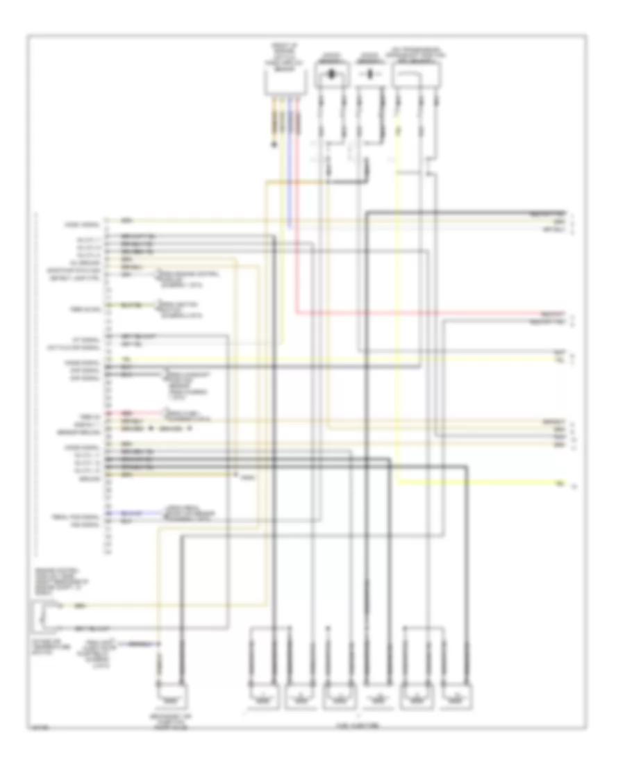 5.4L, Engine Controls Wiring Diagram (4 of 5) for BMW 750iL 1996