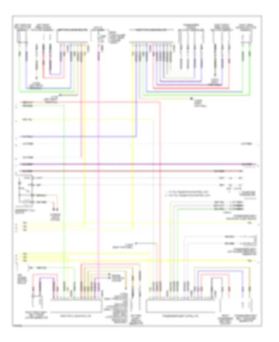 Supplemental Restraints Wiring Diagram (2 of 3) for BMW 745Li 2005