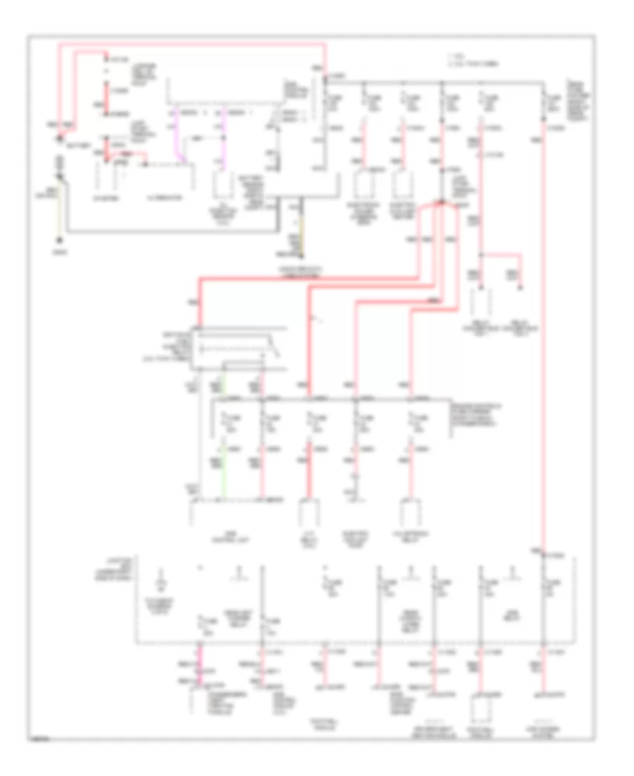 Power Distribution Wiring Diagram 1 of 5 for BMW 128i 2011