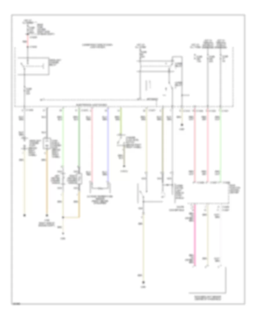 Электросхема стеклоочистителя, дворников и омывателя для BMW 128i 2011