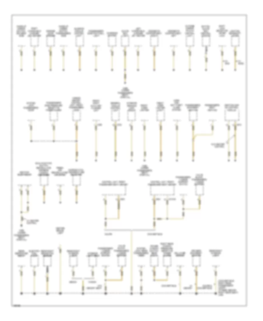 Ground Distribution Wiring Diagram 3 of 4 for BMW 325Ci 2002