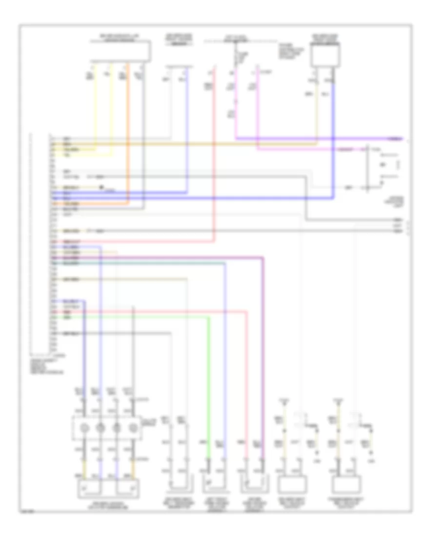 Supplemental Restraints Wiring Diagram 1 of 2 for BMW M Coupe 2008