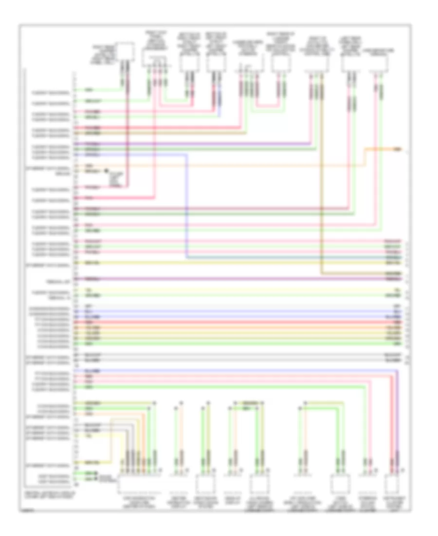 Computer Data Lines Wiring Diagram 1 of 3 for BMW 750Lxi 2010