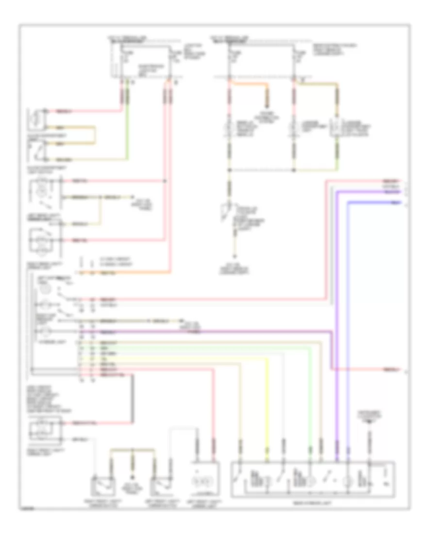 Courtesy Lamps Wiring Diagram 1 of 2 for BMW 750Lxi 2010