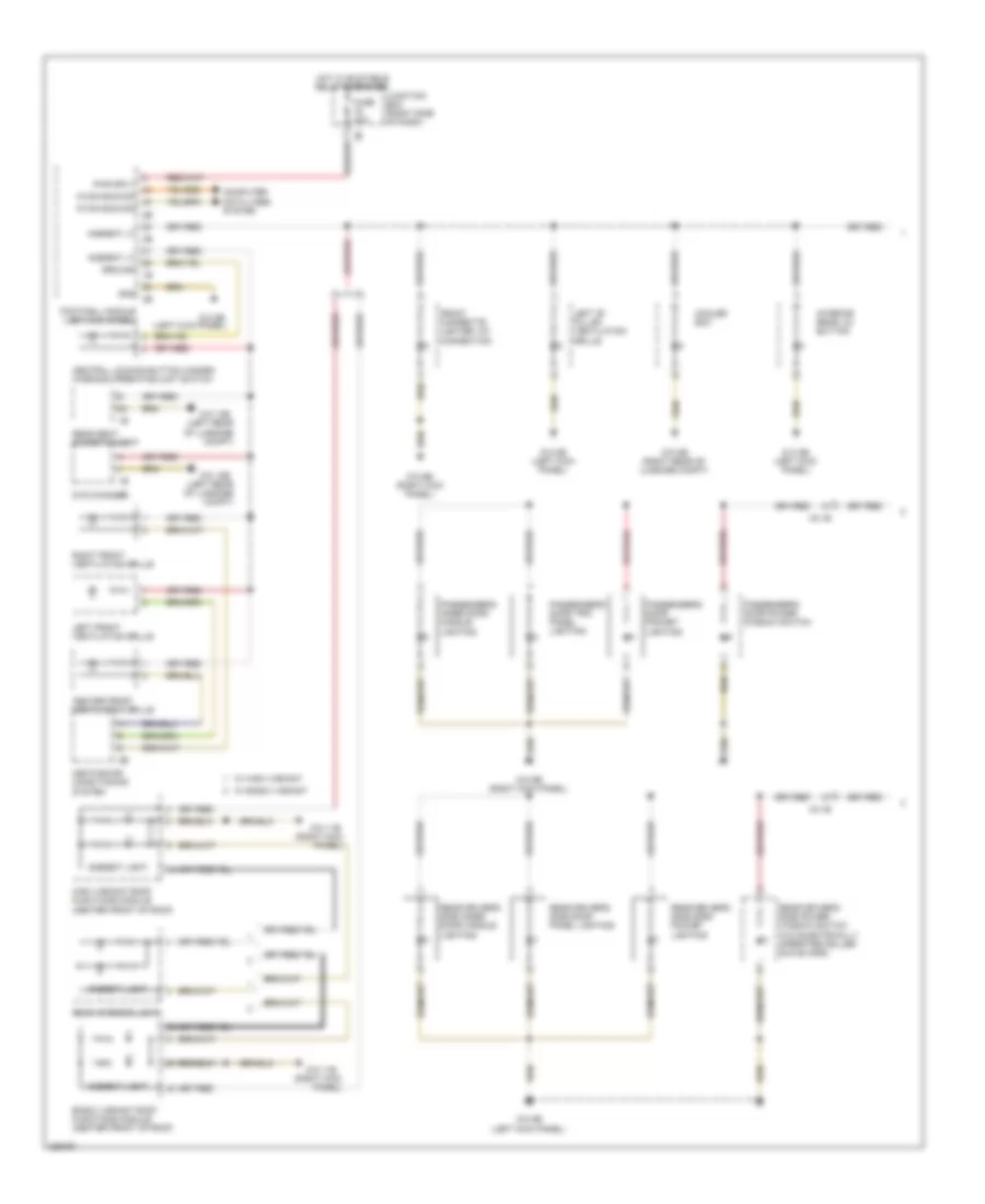 Instrument Illumination Wiring Diagram (1 of 2) for BMW 750Lxi 2010