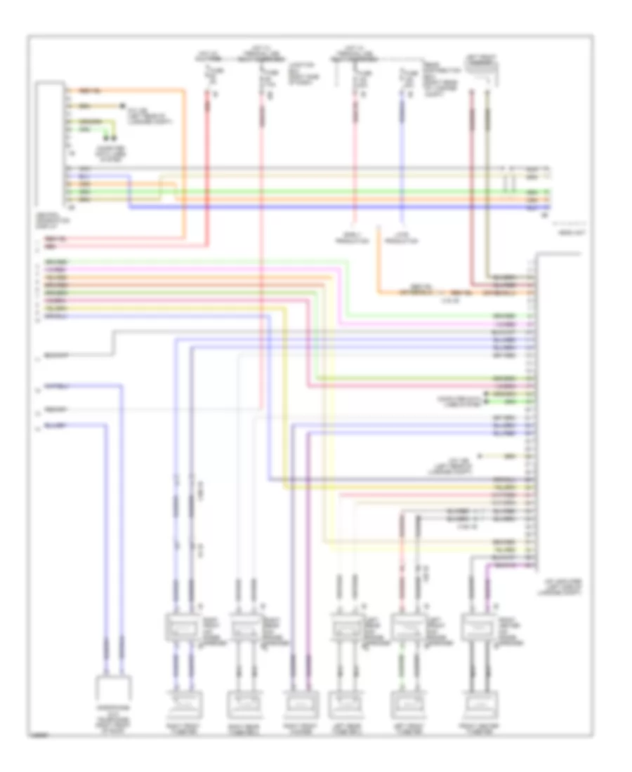 Navigation Wiring Diagram, Basic (2 of 2) for BMW 750Lxi 2010