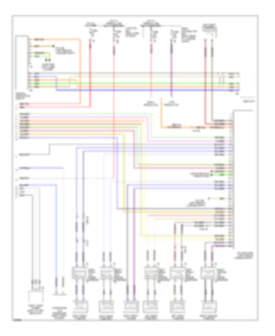 Navigation Wiring Diagram, High (2 of 2) for BMW 750Lxi 2010