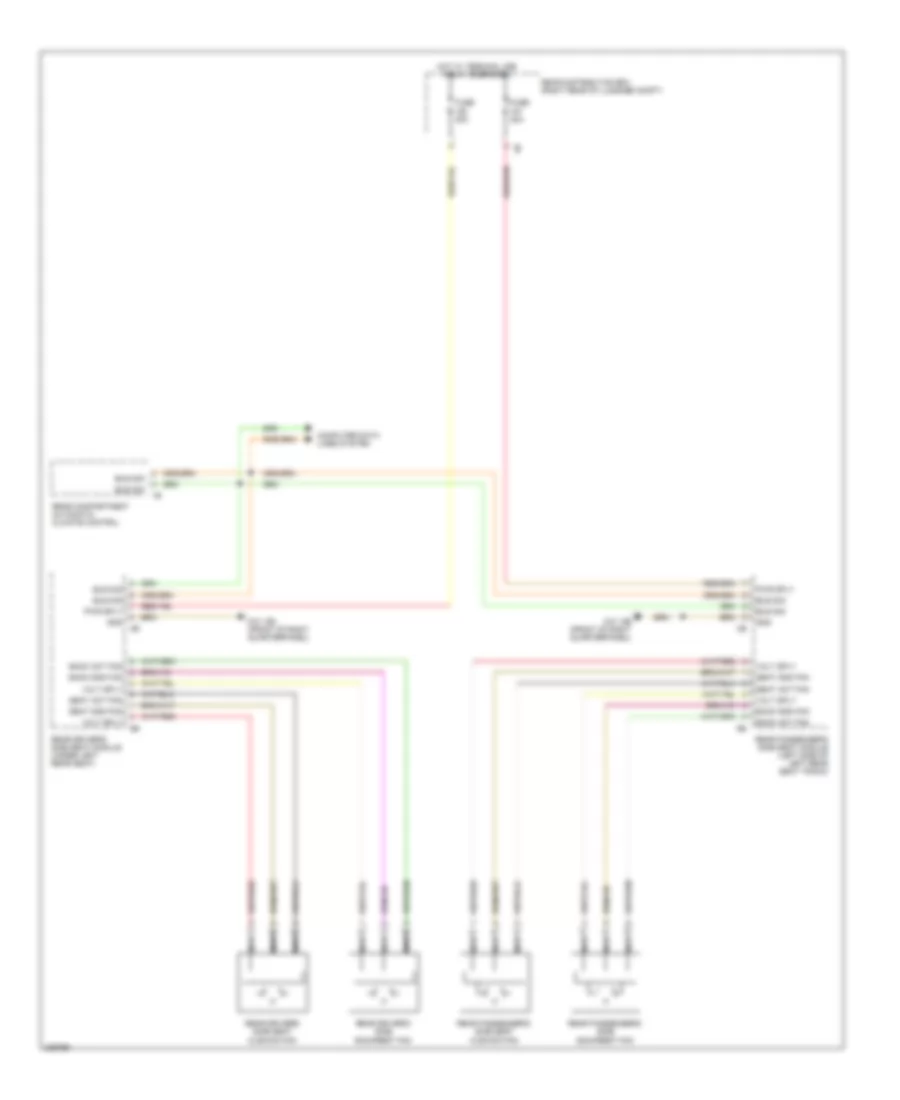 Rear Seat Ventilation Wiring Diagram for BMW 750Lxi 2010