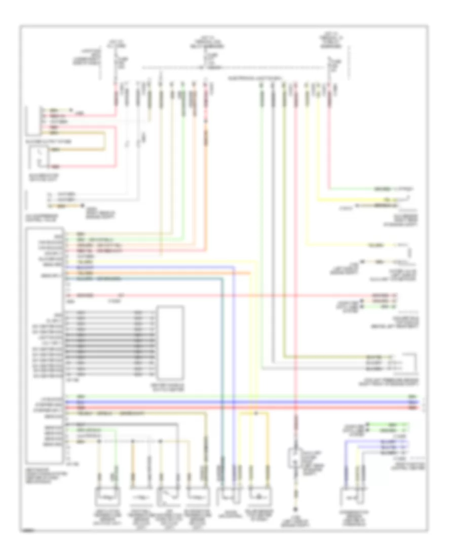 Automatic A C Wiring Diagram 1 of 2 for BMW 135i 2011