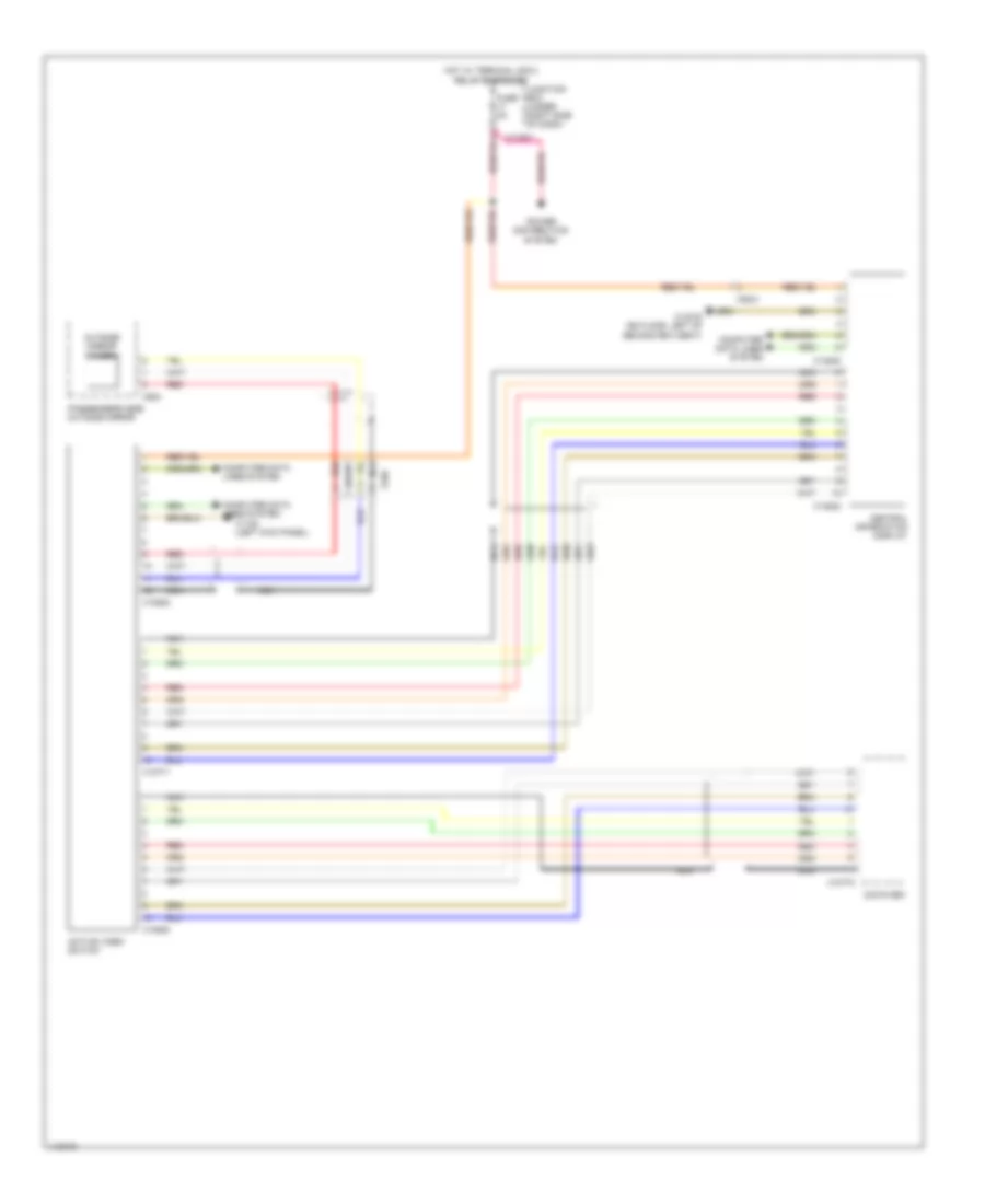 Outside Mirror Camera Wiring Diagram for BMW X5 M 2013