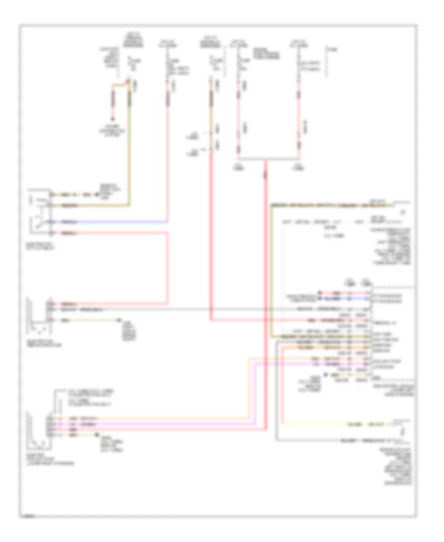 Cooling Fan Wiring Diagram for BMW X1 sDrive28i 2014