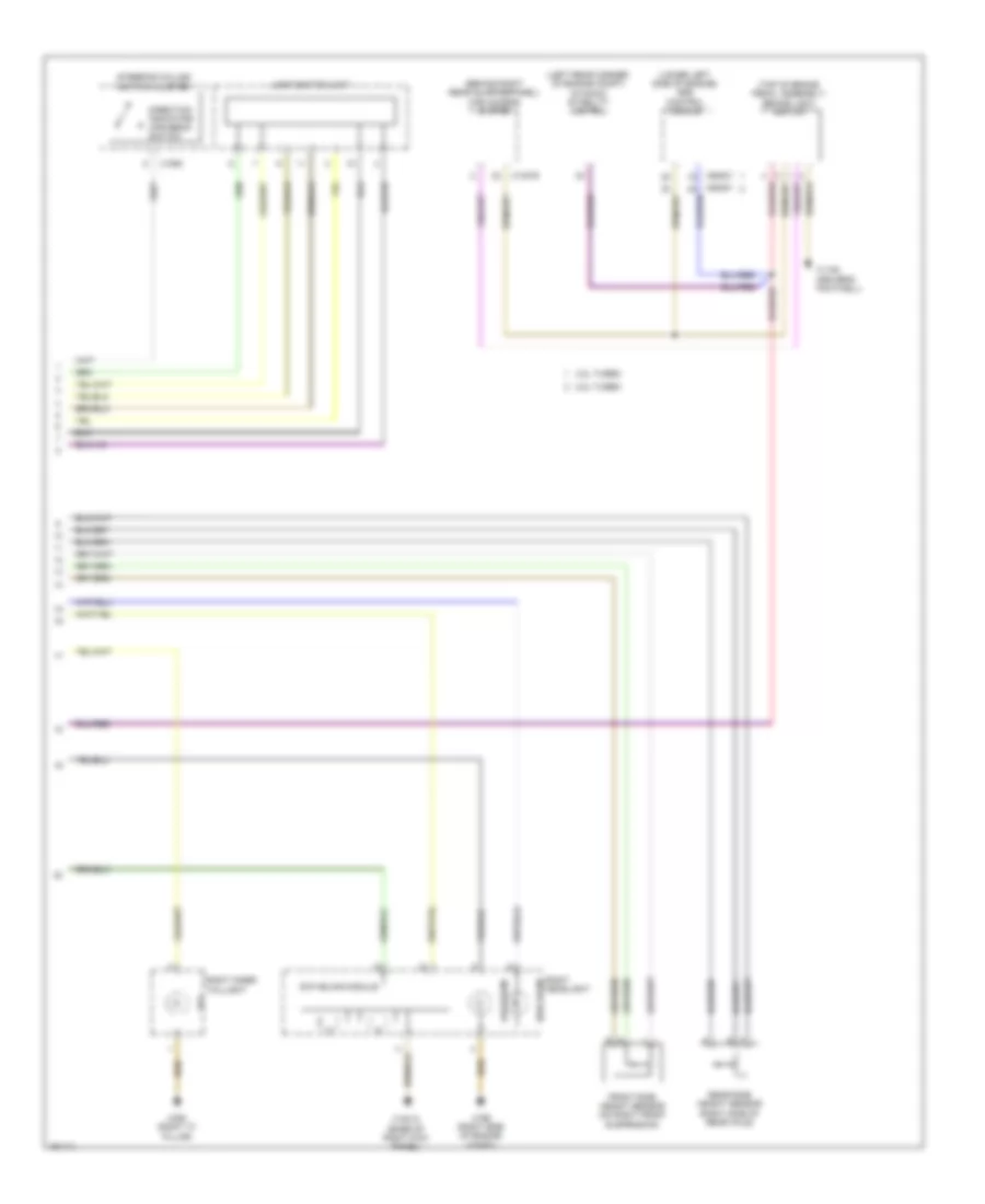 Adaptive Front Lighting Wiring Diagram 2 of 2 for BMW X1 sDrive28i 2014