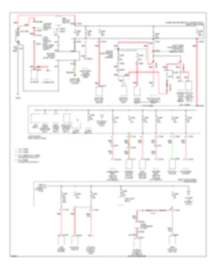 Power Distribution Wiring Diagram 1 of 6 for BMW X1 sDrive28i 2014