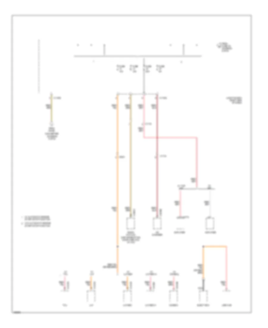 Power Distribution Wiring Diagram (6 of 6) for BMW X1 sDrive28i 2014