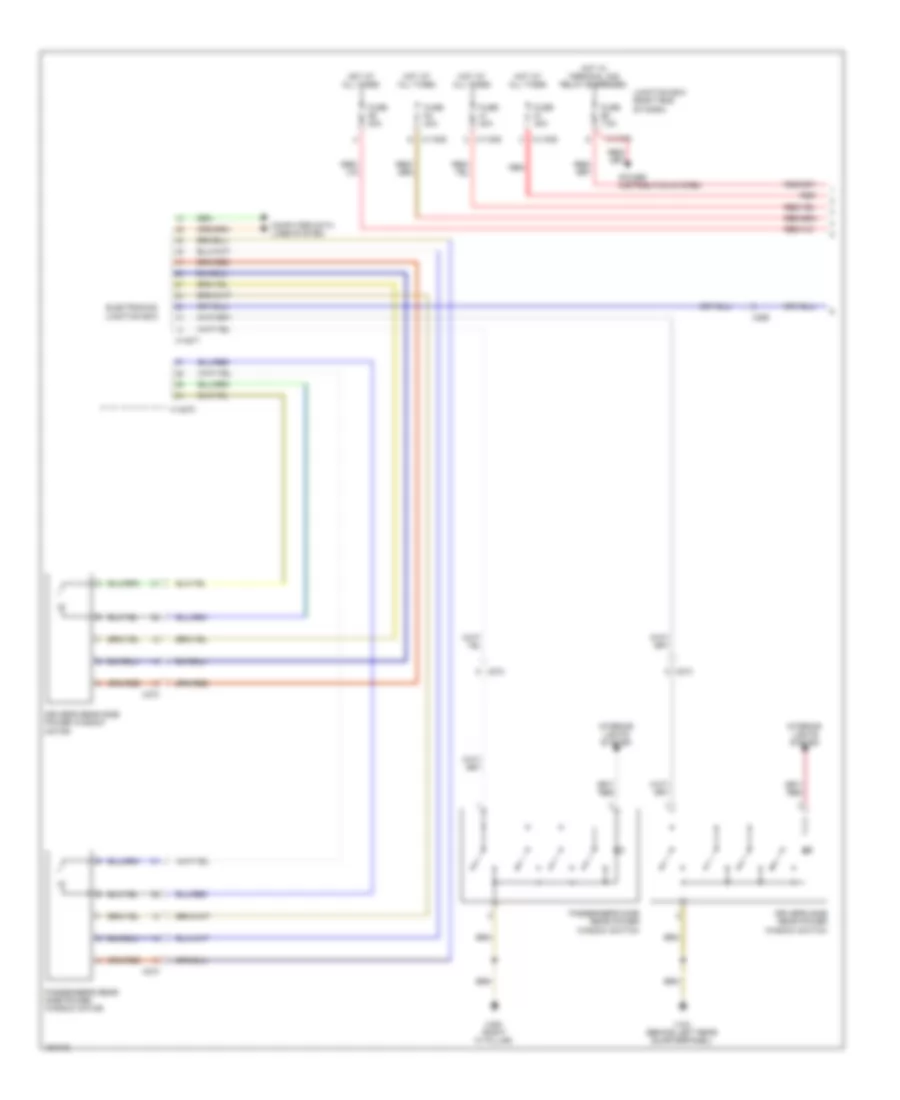 Power Windows Wiring Diagram 1 of 2 for BMW X1 sDrive28i 2014