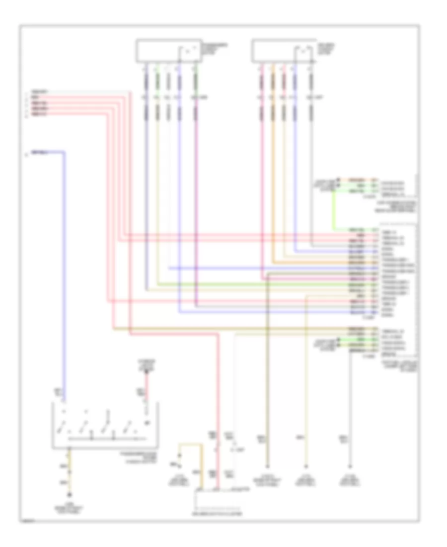 Power Windows Wiring Diagram 2 of 2 for BMW X1 sDrive28i 2014