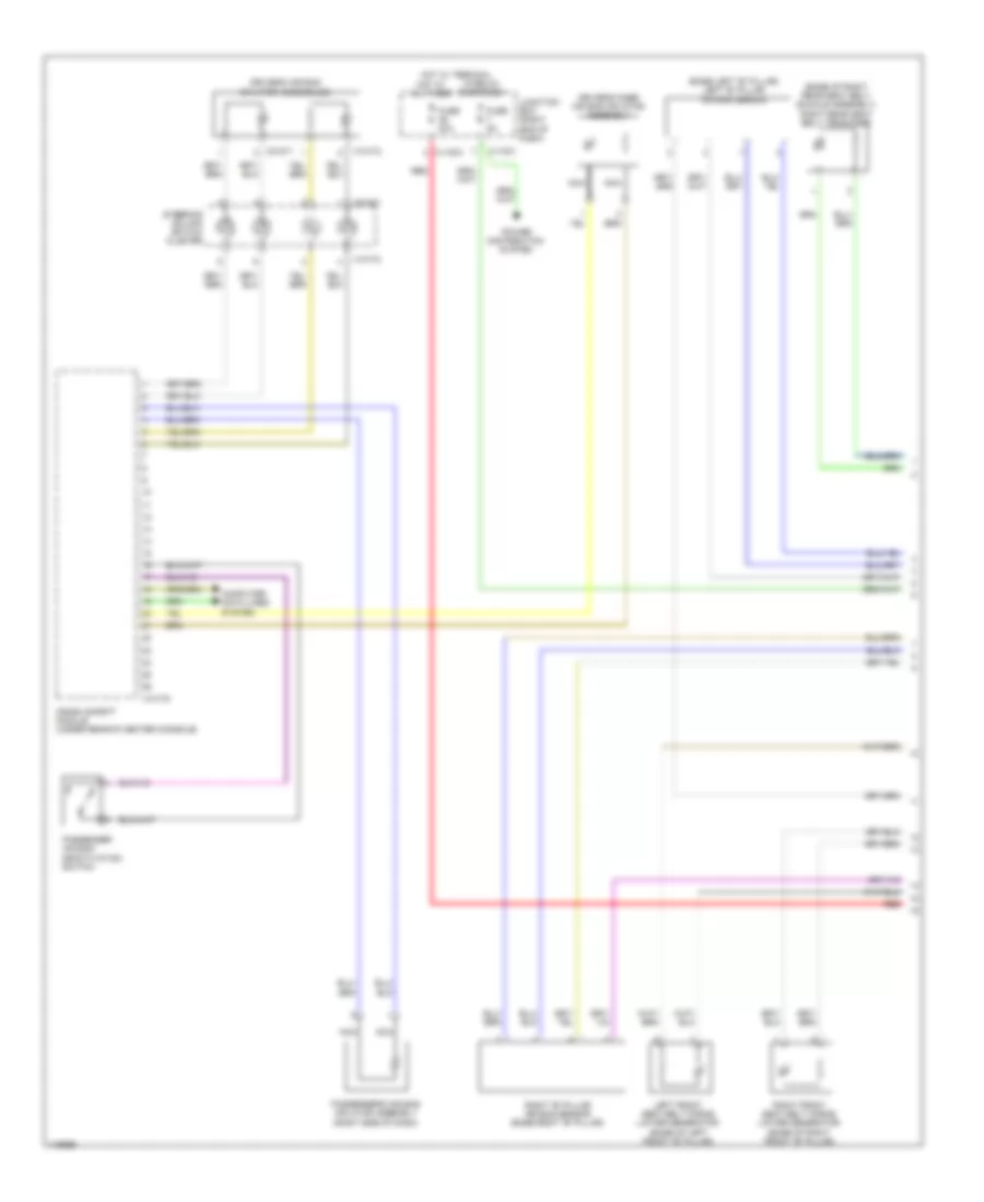 Supplemental Restraints Wiring Diagram 1 of 2 for BMW X1 sDrive28i 2014