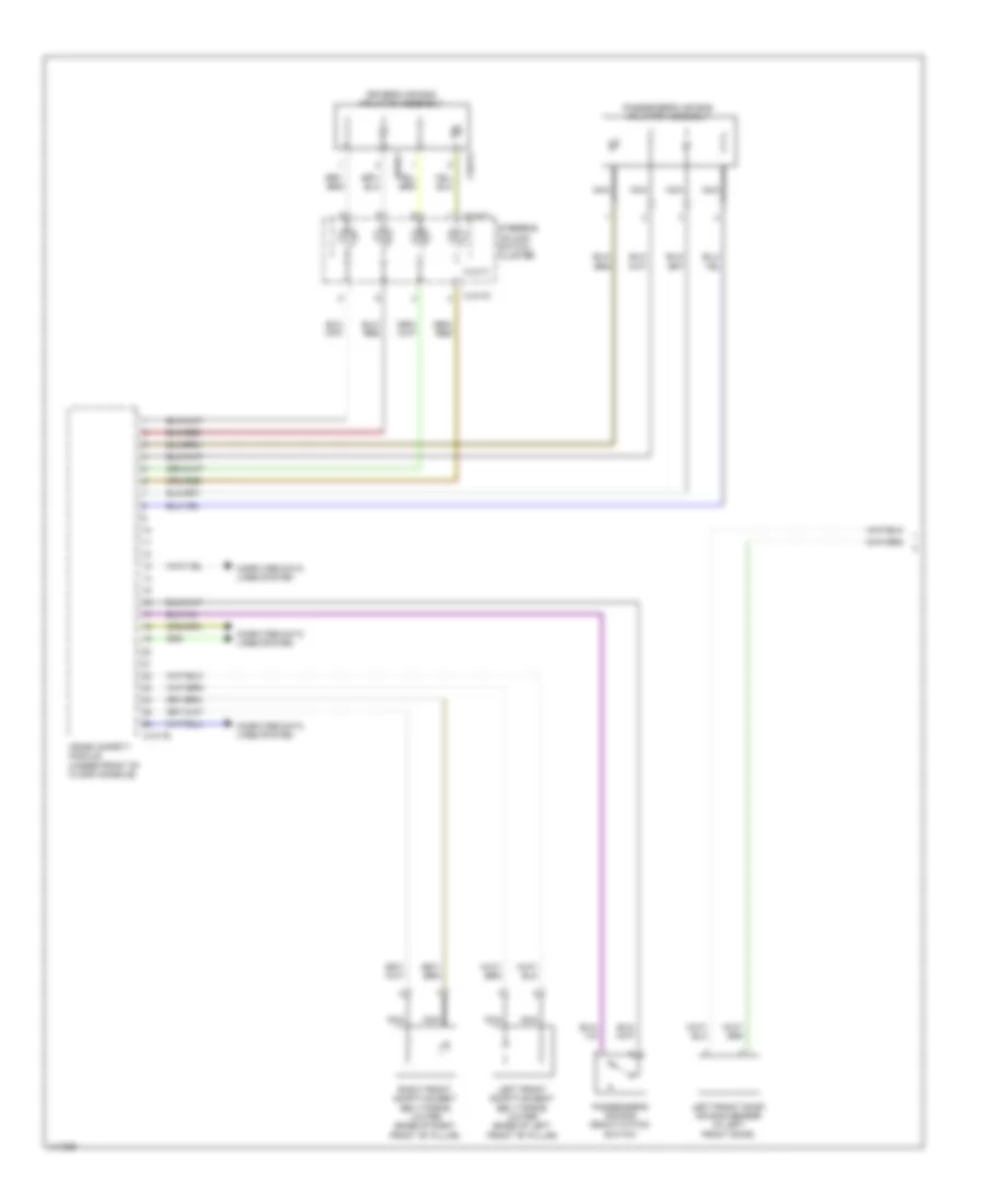 Supplemental Restraints Wiring Diagram 1 of 3 for BMW X6 35i 2013