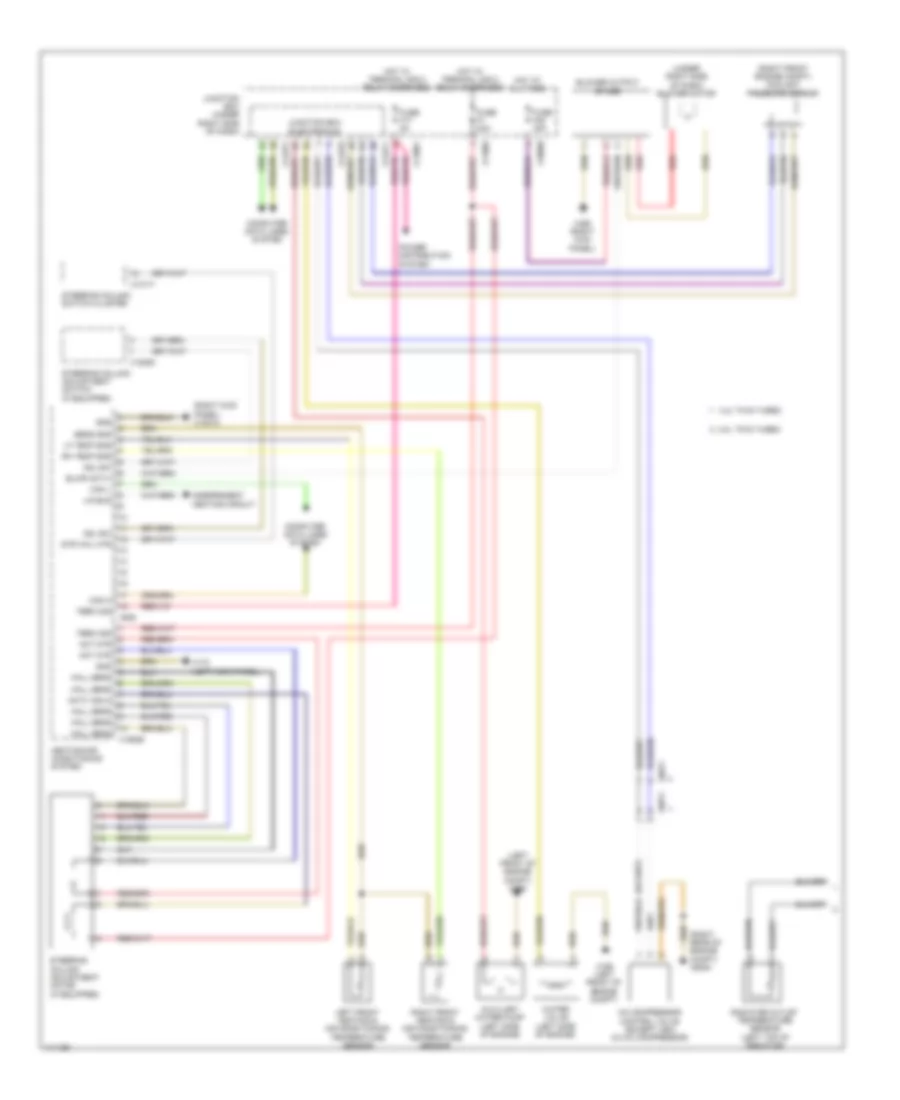 Automatic A C Wiring Diagram Basic 1 of 3 for BMW X6 35i 2013