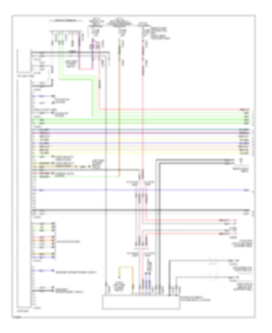 Navigation Wiring Diagram, Base (1 of 3) for BMW X6 35i 2013