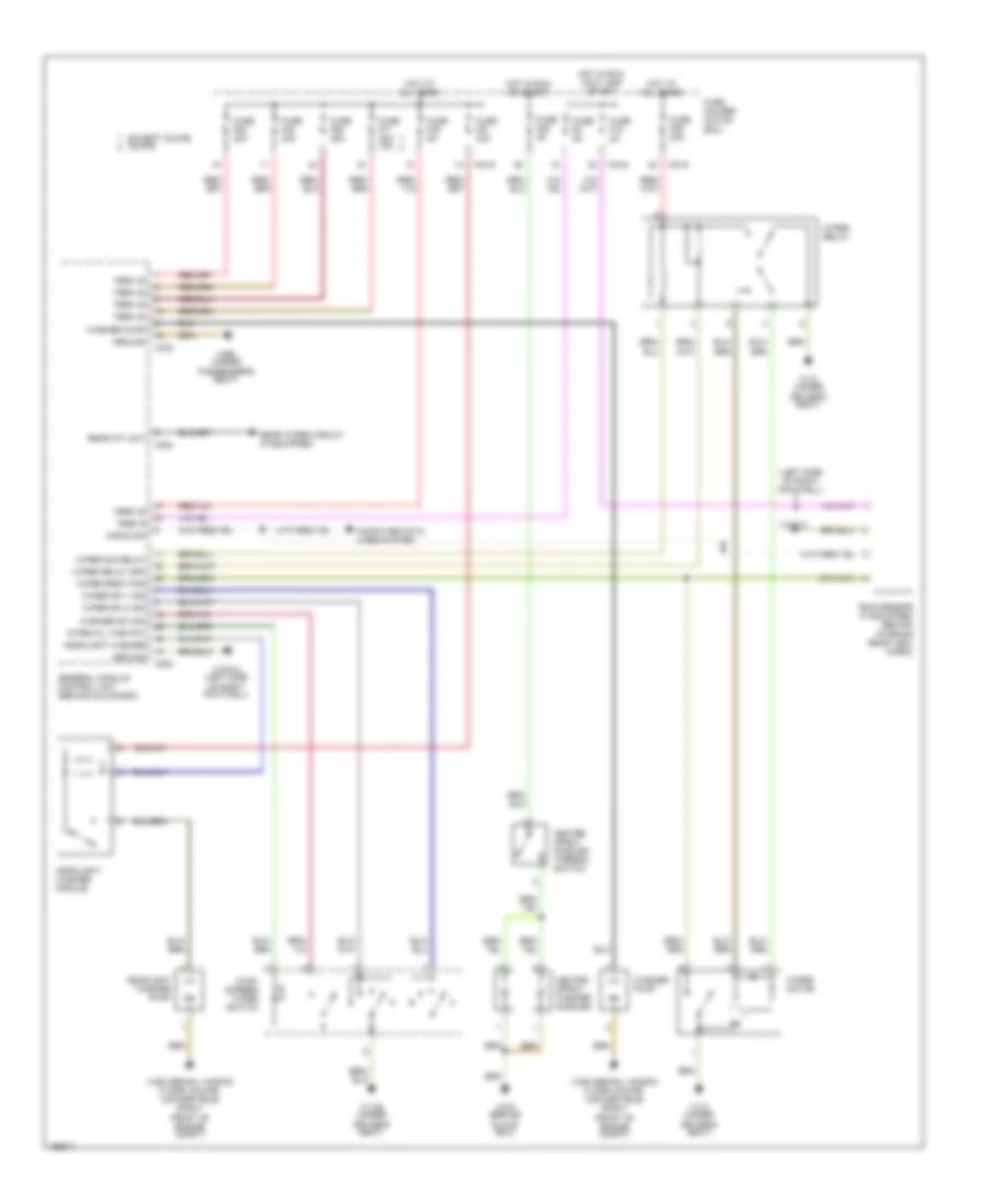 Электросхема стеклоочистителя, дворников и омывателя для BMW 330Ci 2002