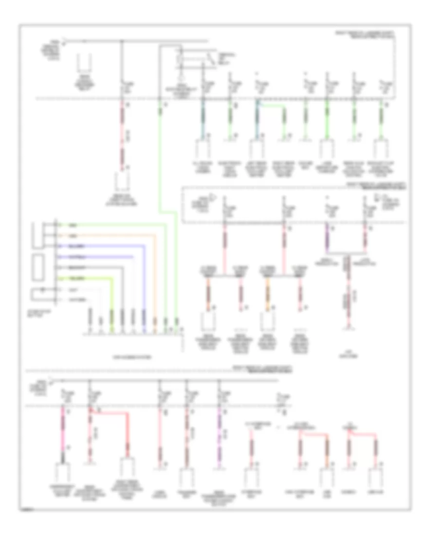 Power Distribution Wiring Diagram (8 of 8) for BMW 760Li 2010