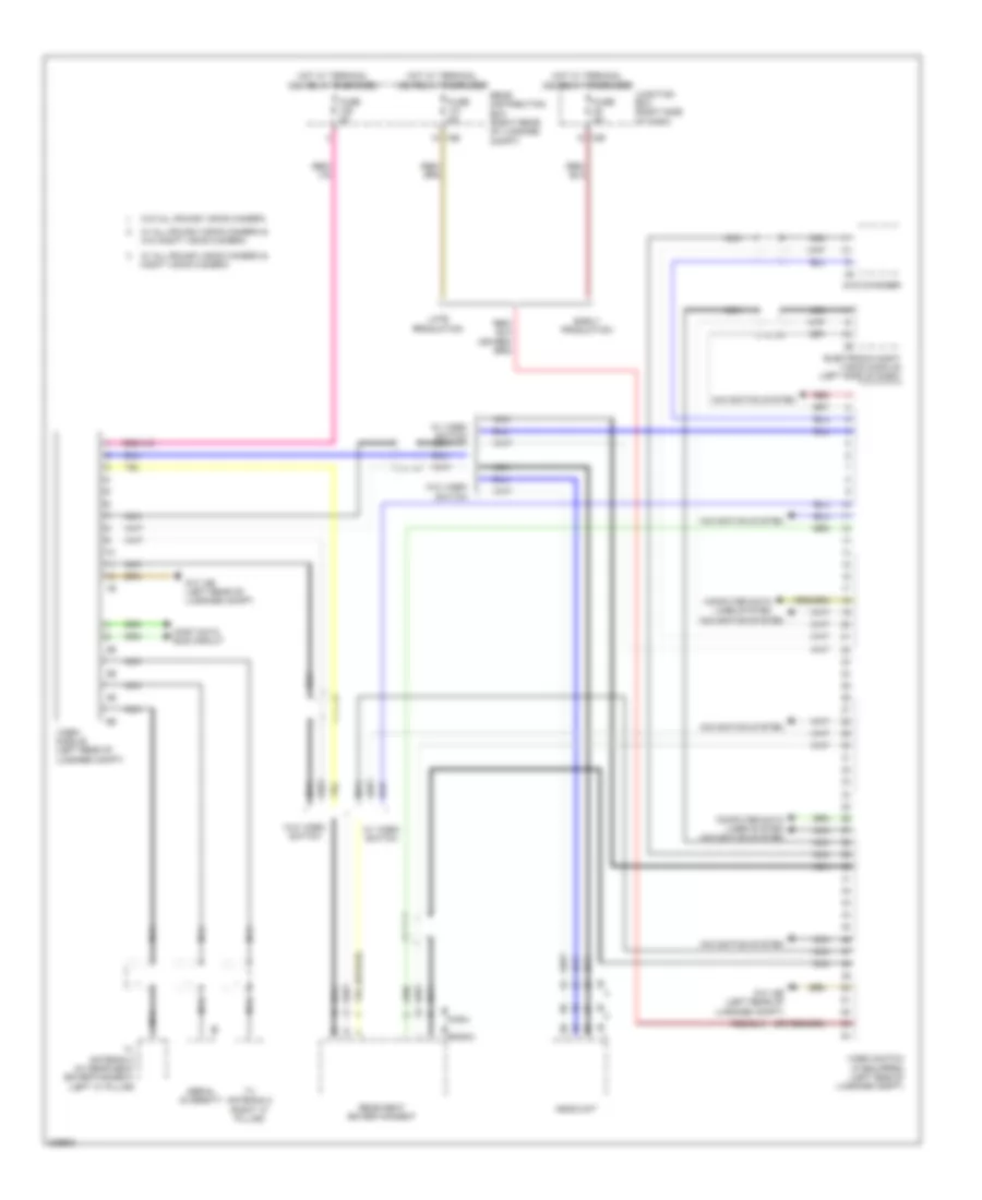 Video System Wiring Diagram for BMW 760Li 2010