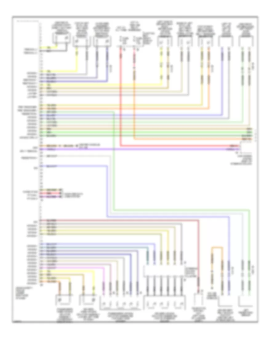 Supplemental Restraints Wiring Diagram 1 of 2 for BMW 760Li 2010