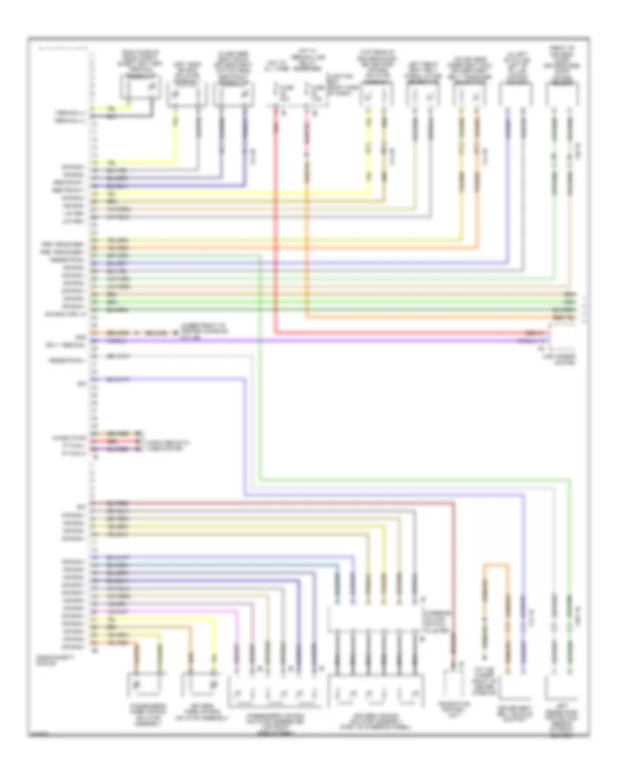 Supplemental Restraints Wiring Diagram 1 of 2 for BMW 535i GT 2012