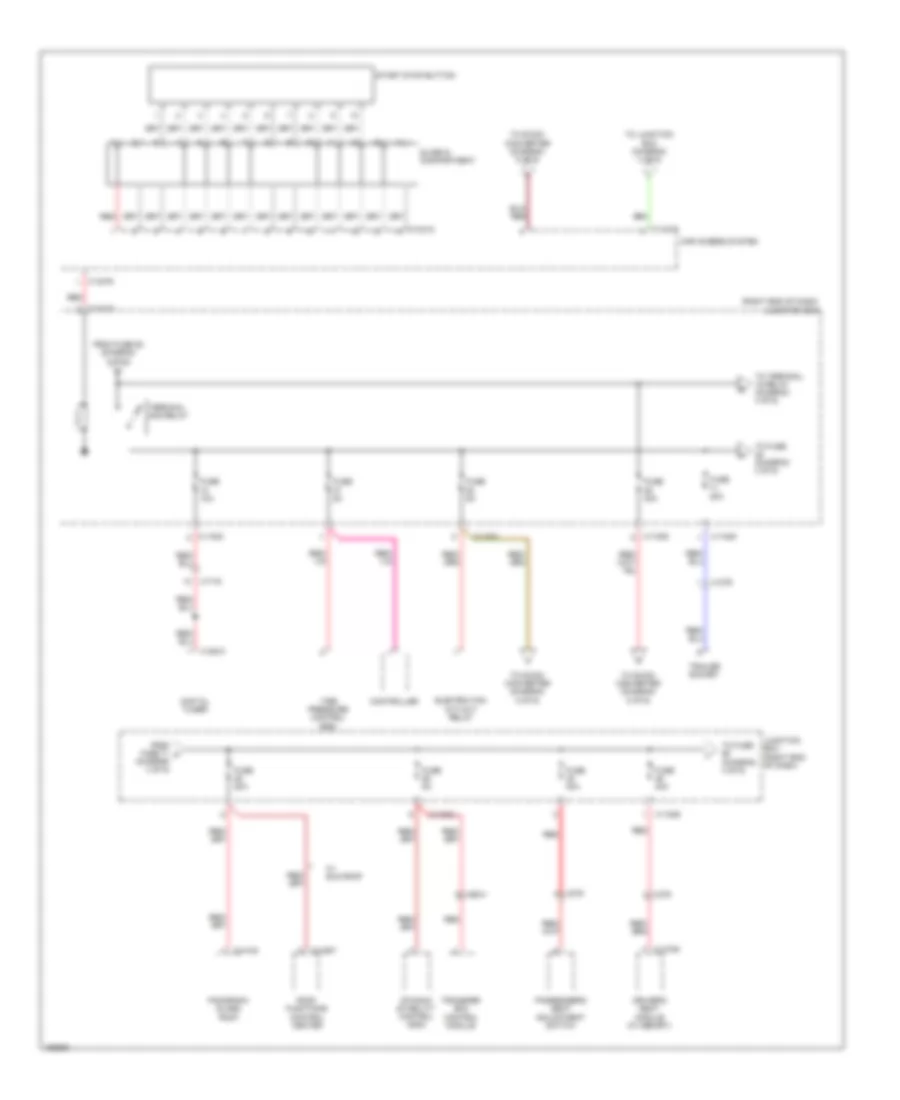 Power Distribution Wiring Diagram 3 of 6 for BMW X1 xDrive28i 2014