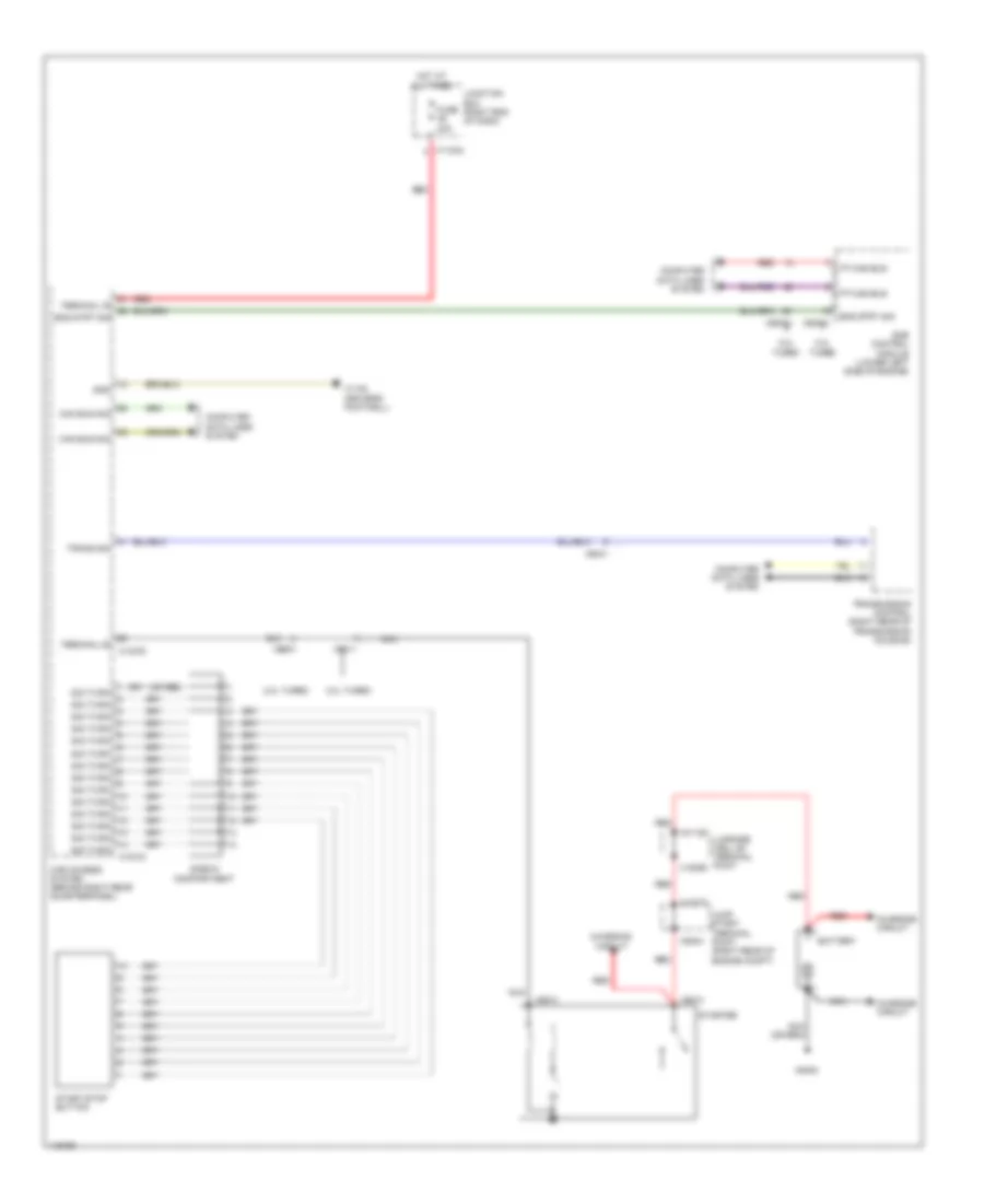 Starting Wiring Diagram for BMW X1 xDrive28i 2014