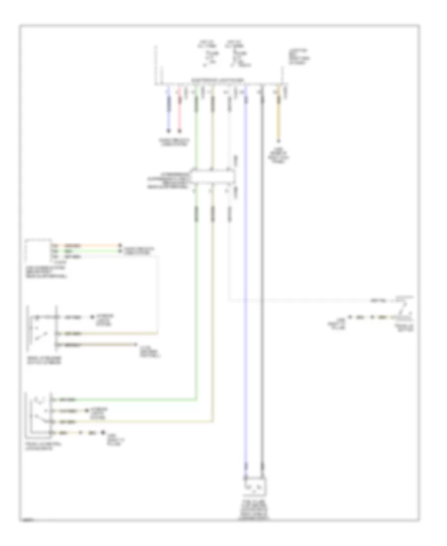 Trunk  Fuel Door Release Wiring Diagram for BMW X1 xDrive28i 2014