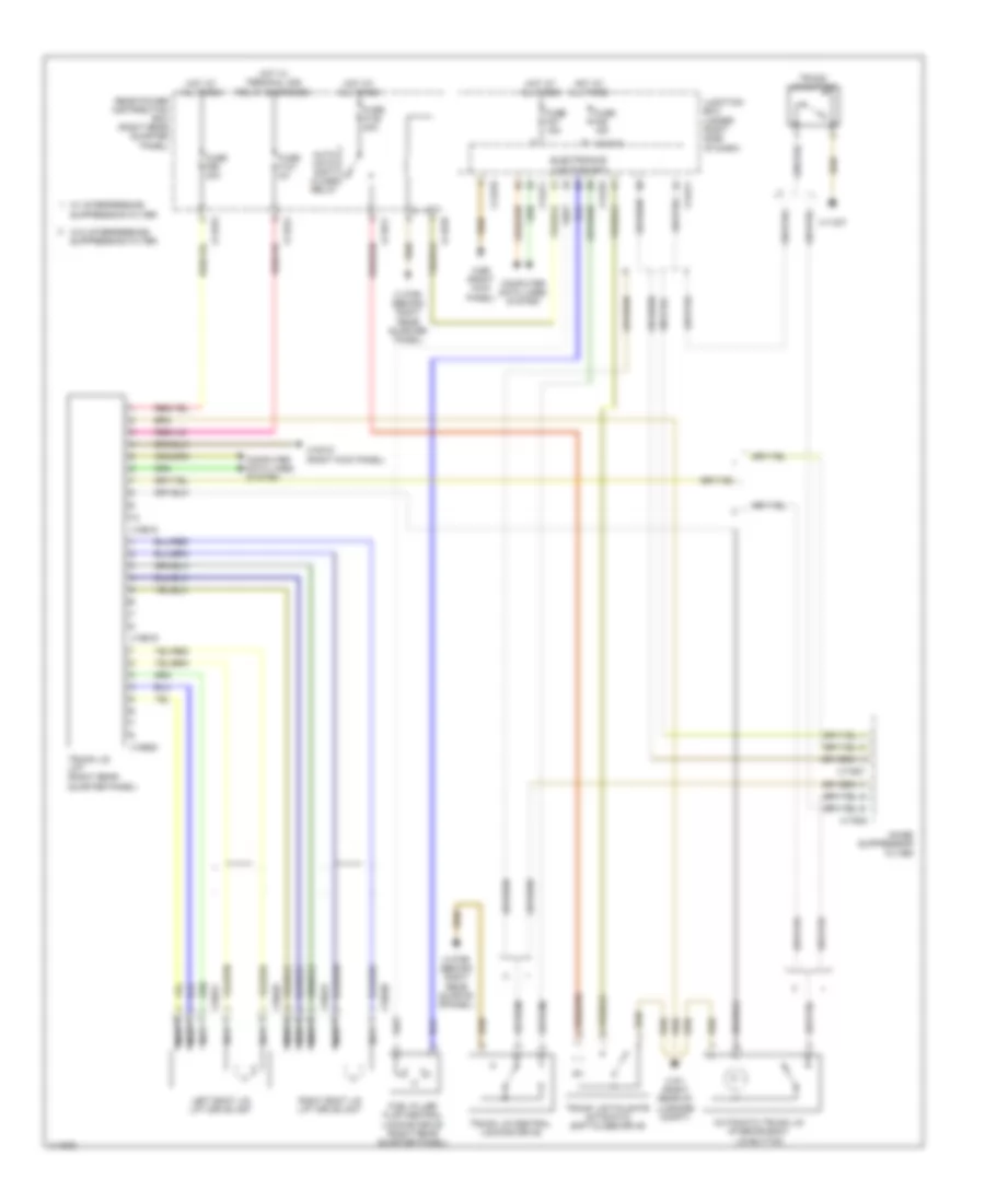 Trunk  Fuel Door Release Wiring Diagram for BMW X6 50i 2013