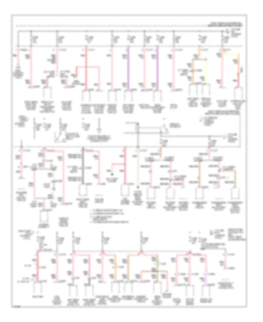 Power Distribution Wiring Diagram (3 of 5) for BMW X6 50i 2013