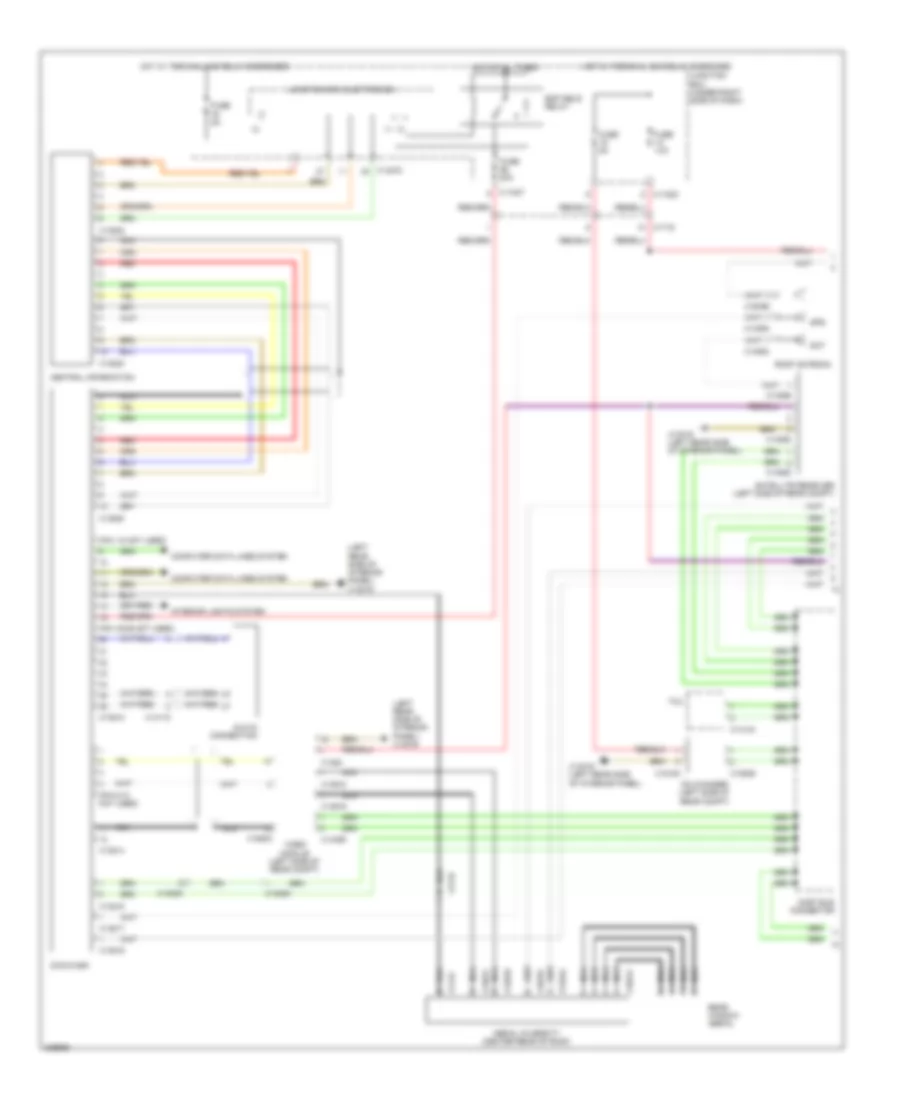 Top Hifi Radio Wiring Diagram, Except Convertible with CCC  M-ASK (1 of 2) for BMW M3 2010