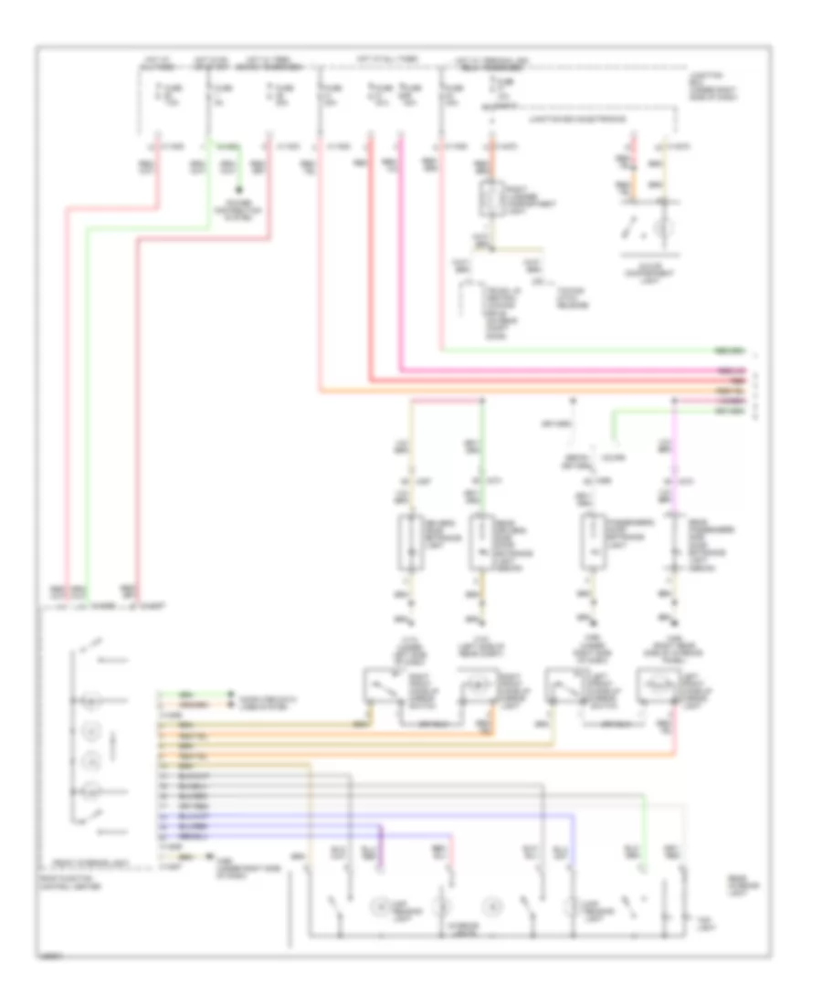 Courtesy Lamps Wiring Diagram Except Convertible 1 of 2 for BMW M3 2010